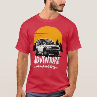 冒険がオフロードを待ち続ける Tシャツ