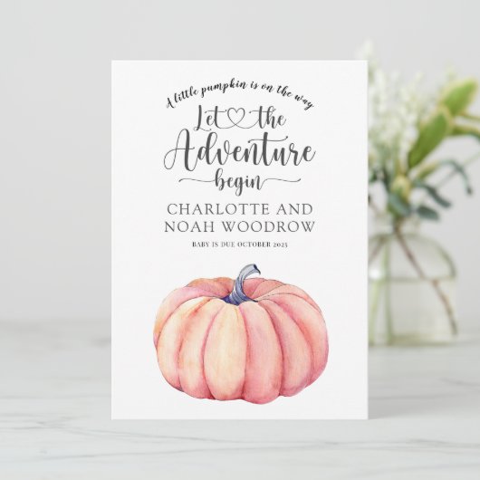 冒険がカボチャの妊娠を始める 案内状 (スタンド正面)