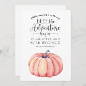 冒険がカボチャの妊娠を始める 案内状 (正面/裏面)