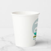 冒険がキャンパークロースレインベビーシャワーを開始 紙コップ (正面)