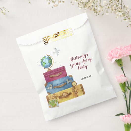 冒険がスーツケースを待ち受け遠くにる フェイバーバッグ (封をした状態)