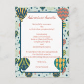 冒険がバルーンセージ誕生のお知らせ待ち 案内ポストカード (正面)