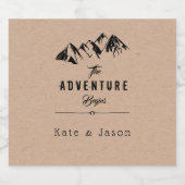 冒険がビール⎢のラ結婚ベルを鳴らし始める ビールラベル (シングルラベル)