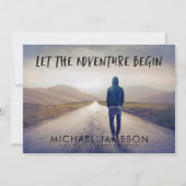 冒険がフォト卒業パーティーを始める 招待状 (正面)