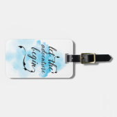 冒険がラベルを始めるようにして下さい ラゲッジタグ (正面横)