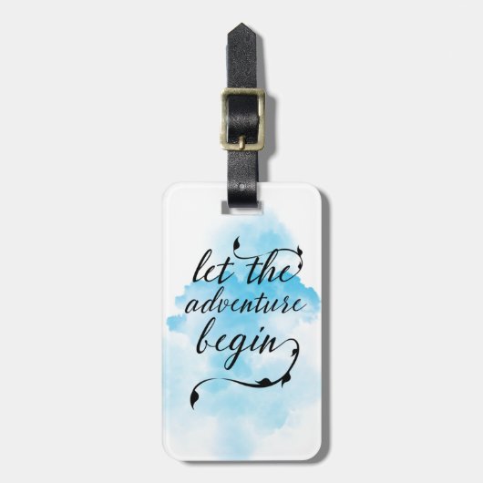 冒険がラベルを始めるようにして下さい ラゲッジタグ (正面縦)