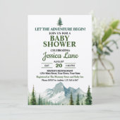 冒険がロッキー山の赤ちゃんシャワーを始める 招待状 (スタンド正面)