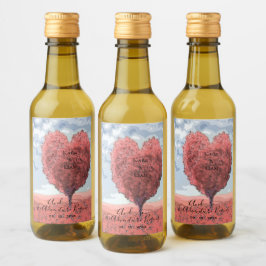 冒険がロマンチック結婚なミニを始める ワインラベル