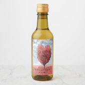 冒険がロマンチック結婚なミニを始める ワインラベル (正面)