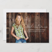 冒険が写真の卒業を始めるようにして下さい 案内状 (正面)