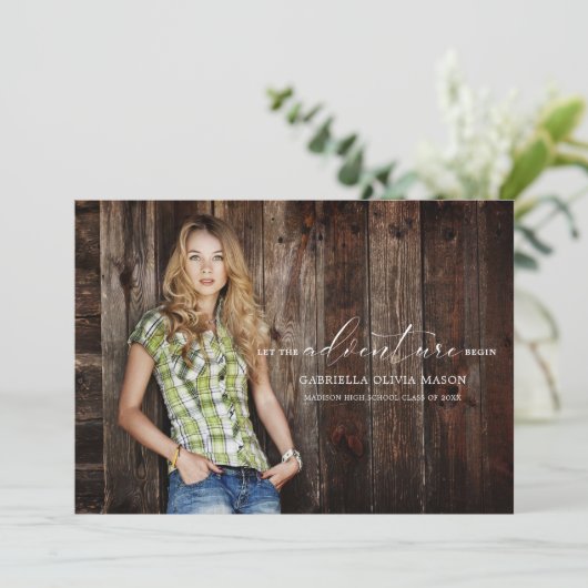 冒険が写真の卒業を始めるようにして下さい 案内状 (スタンド正面)