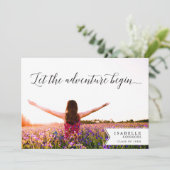 冒険が写真卒業パーティーを始める 招待状 (スタンド正面)