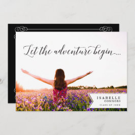 冒険が写真卒業パーティーを始める 招待状