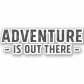 冒険が出ている シール (正面)