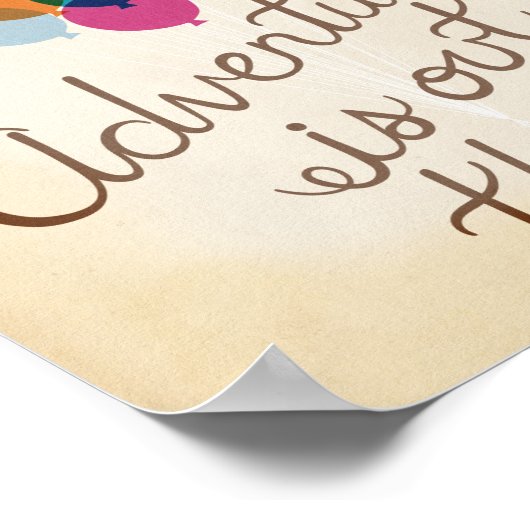 冒険が出ている ポスター (角)