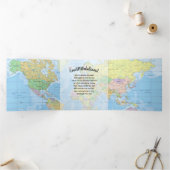 冒険が卒業写真を始める 三つ折りカード (内部)