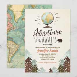 冒険が卒業式の招待旅行を待つ 招待状