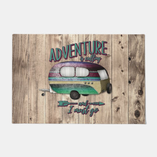 冒険が呼び出され、私はミントパープルカムに行かなければならない ドアマット