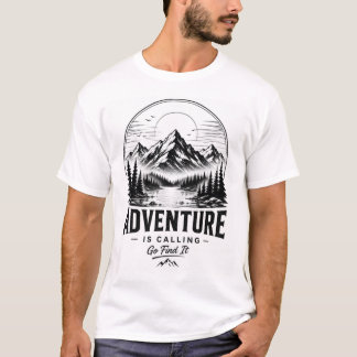 冒険が呼んでいる Tシャツ