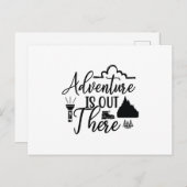 冒険が外に出ている ポストカード (正面/裏面)