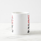 冒険が好きな女の子デザイン コーヒーマグカップ (中央)