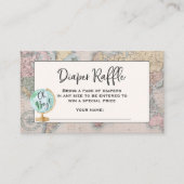 冒険が始まるおむつラッフルチケットトラベルマップ エンクロージャーカード (正面)