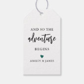 冒険が始まるどんな色でも結婚歓迎 ギフトタグ (正面)