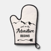 冒険が始まるやる気を起こさせる 鍋つかみ (正面)