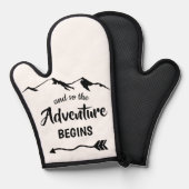 冒険が始まるやる気を起こさせる 鍋つかみ (正面/裏面)