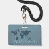 冒険が始まるようにして下さい バッジ (裏面（ネックストラップ付）)