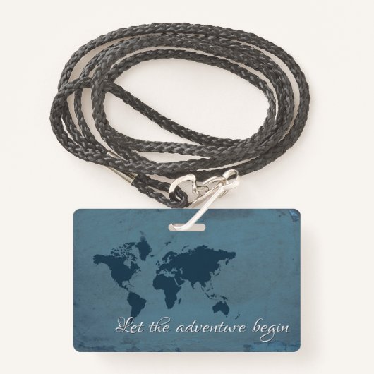 冒険が始まるようにして下さい バッジ (正面ランヤード)