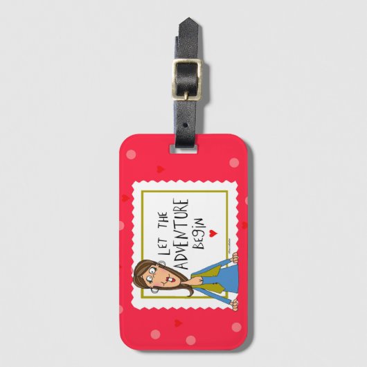 冒険が始まるようにして下さい ラゲッジタグ (正面縦)