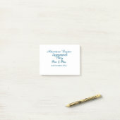 冒険が始まるエンゲージパーティーの名前だ ポストイット (デスク上)