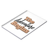 冒険が始まるスパイラルフォトノートブック ノートブック (左側)