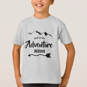 冒険が始まるトレンディーボーイズTシャツ Tシャツ