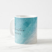 冒険が始まるビーチ結婚式 コーヒーマグカップ (正面左)