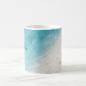 冒険が始まるビーチ結婚式 コーヒーマグカップ (中央)