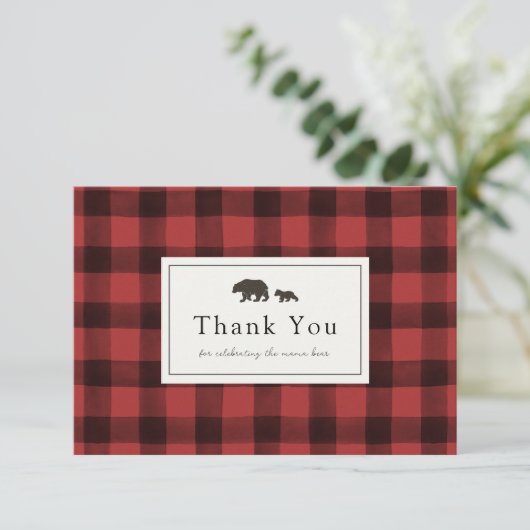 冒険が始まるベビーシャワープレイド サンキューカード (スタンド正面)