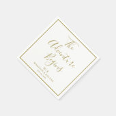 冒険が始まるミニマル | ナプキ結婚ンス スタンダードカクテルナプキン (角)