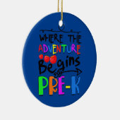 冒険が始まる場所k子供保育園 セラミックオーナメント (右)