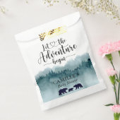 冒険が始まる山々が赤ちゃんシャワーを浴びる フェイバーバッグ (封をした状態)