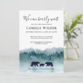 冒険が始まる山々が赤ちゃんシャワーを浴びる 招待状 (スタンド正面)