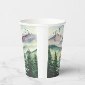 冒険が始まる山の水の色スタグドゥ 紙コップ (右)