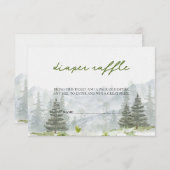 冒険が始まる山林おむつラッフル エンクロージャーカード (正面/裏面)