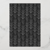 冒険が始まる日付の写真を保存 箔招待状 (裏面)