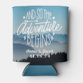 冒険が始まる日付を保存 缶クーラー (正面)