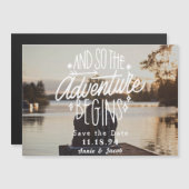 冒険が始まる日付マグネットを保存 (正面/裏面)