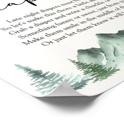 冒険が始まる深夜おむつポスター ポスター (角)