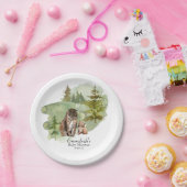 冒険が始まる素朴リンクス ペーパープレート (パーティー)