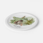 冒険が始まる素朴リンクス ペーパープレート (アングル)